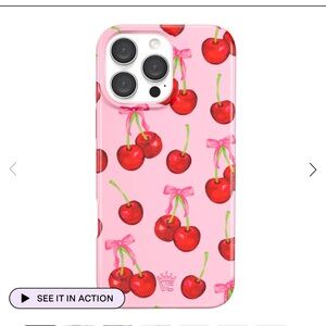 Sweet Cherry iPhone 15 Pro Max Velvet Caviar Case